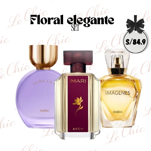 SET FLORAL ELEGANTE 