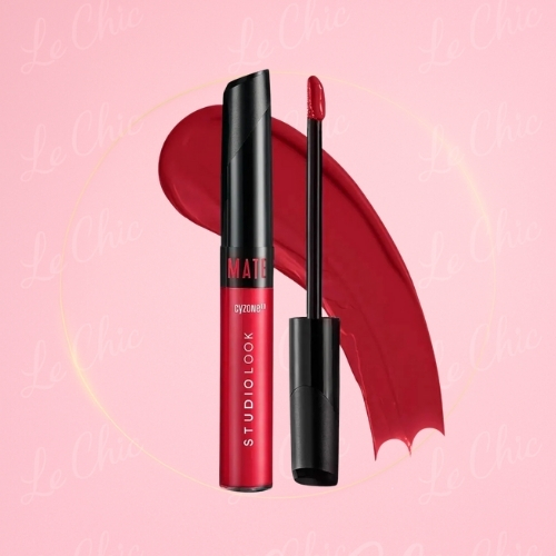 POP OF RED LABIAL LIQUIDO MATTE STUDIO LOOK