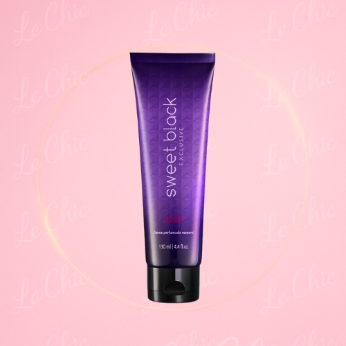 SWEET BLACK EXCLUSIVE CREMA PERFUMADA, 130 ML