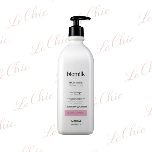 BIOMILK CREMA CORPORAL FRAMBUESA GRANADA, 750 ML
