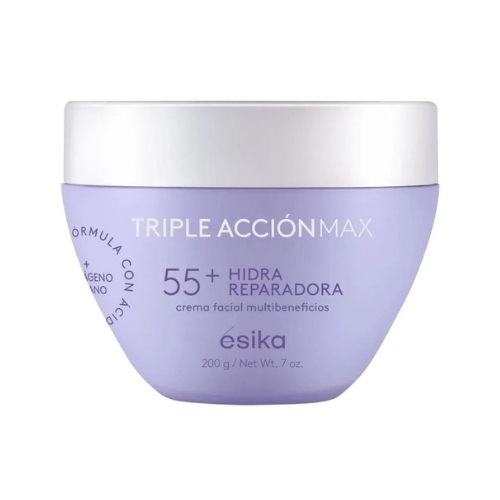 CREMA FACIAL 55+ 200 g TRIPLE ACCIÓN MAX