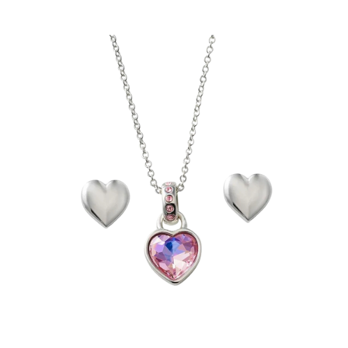 SET COLLAR + ARETES PINKY PROMISE