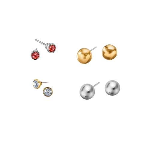 SET ARETES X4 BOHEM FEMME EST