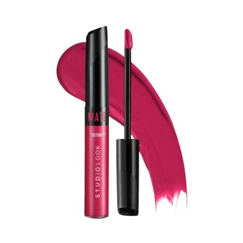 LABIAL LIQUIDO MATTE PINK HEART STUDIO LOOK 