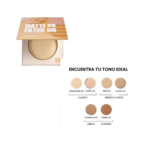 POLVOS COMPACTO MATTE FILTER ON CHEESECAKE ON CYPLAY