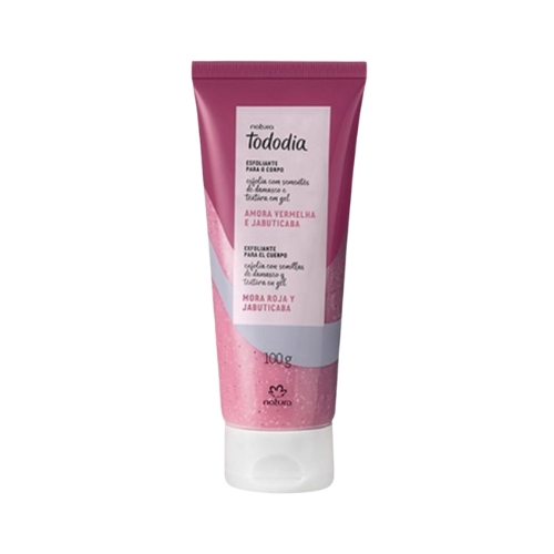 EXFOLIANTE PARA EL CUERPO TODODIA MORA ROJA Y JABUTICABA, 100G
