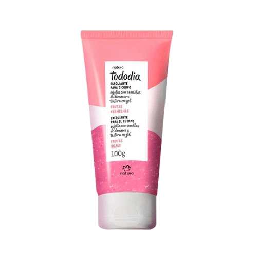 EXFOLIANTE PARA EL CUERPO TODODIA FRUTOS ROJOS, 100G