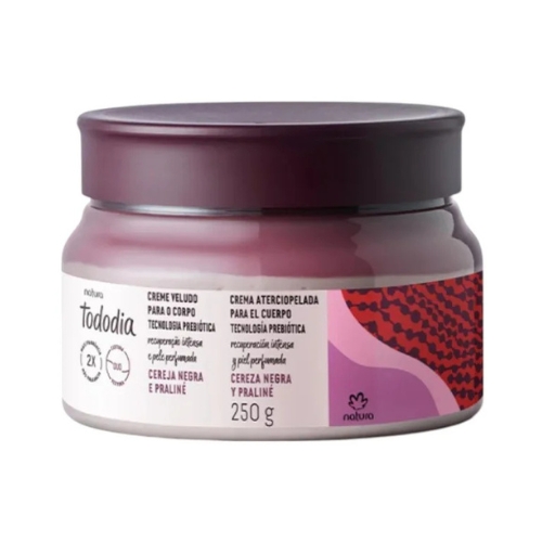 MANTECA CORPORAL TODODIA CEREZA NEGRA Y PRALINE, 200ML