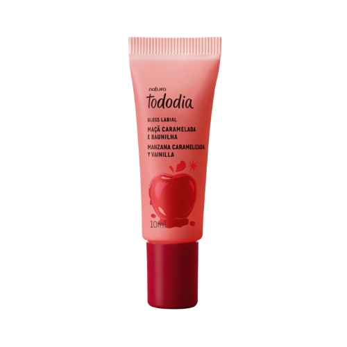 GLOSS LABIAL TODODIA MANZANA CARAMELIZADA Y VAINILLA, 2.7G