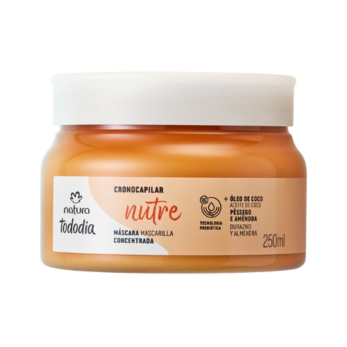 MASCARILLA CONCENTRADA PARA EL CABELLO TODODIA DURAZNO Y ALMENDA, 250ML