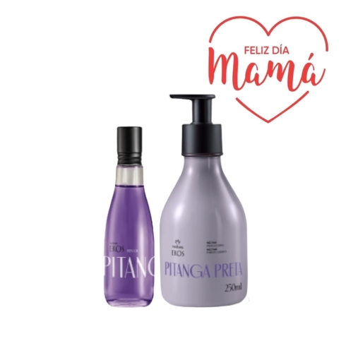 KIT EKOS PITANGA PRETA EAU DE TOILETTE 75 ML + LOCION PITANGA PRETA 250 ML