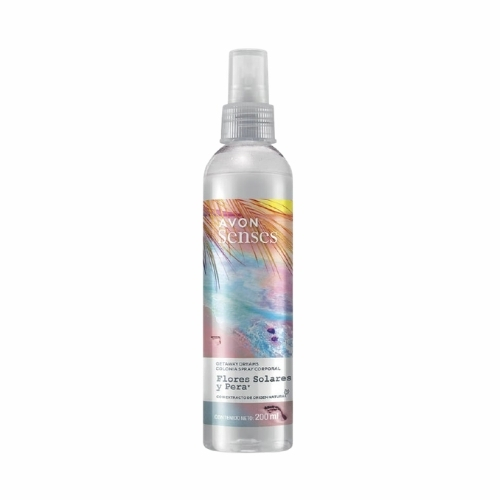 AVON SENS FLORES SOLARES Y PERA COLONIA SPRAY, 200 ML