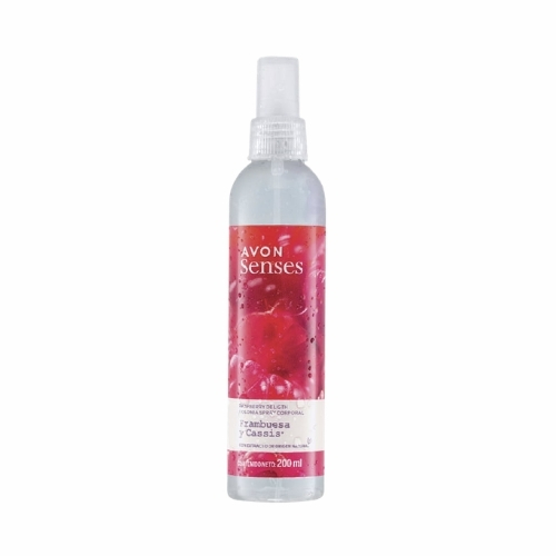 AVON SENS FRAMBUESA Y CASSIS COLONIA SPRAY, 200 ML
