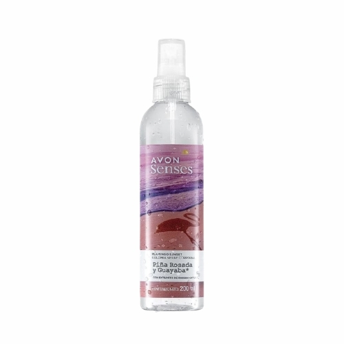 AVON SENS PIÑA ROSADA Y GUAYABA COLONIA SPRAY, 200 ML