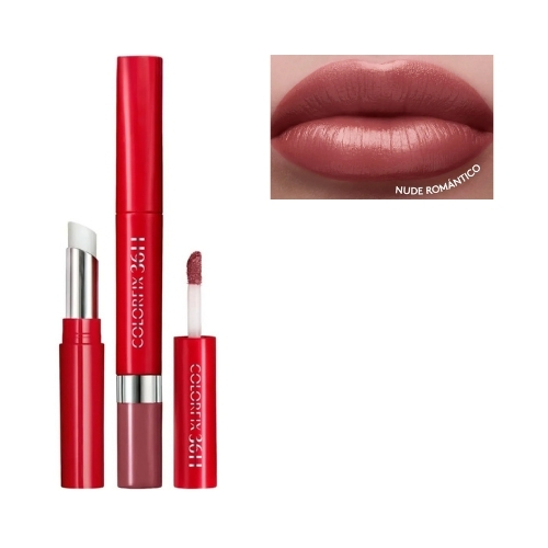 LABIAL COLORFIX LÍQUIDO DUO TATTO NUDE ROMÁNTICO