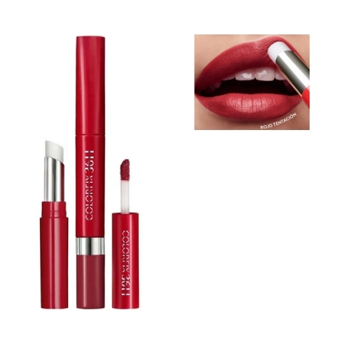 LABIAL COLORFIX LÍQUIDO DUO TATTO ROJO TENTATION
