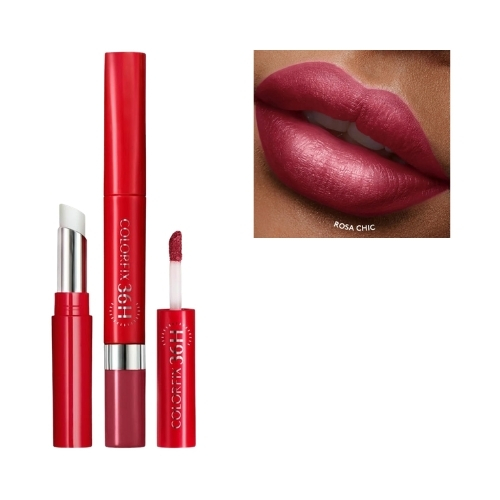 LABIAL COLORFIX LÍQUIDO DUO TATTO ROSA CHIC