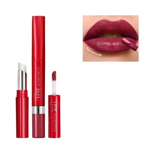 LABIAL COLORFIX LÍQUIDO DUO TATTO ROSA TENTACIÓN