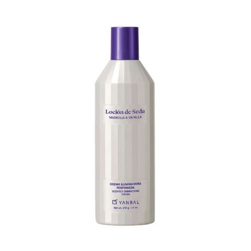 LOCIÓN DE SEDA MAGNOLIA & VAINILLA CREMA ILUMINADORA PERFUMADA, 210 G