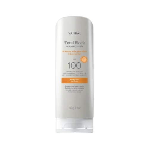 TOTAL BLOCK PROTECTOR SOLAR PARA NIÑOS SPF 100, 140 G