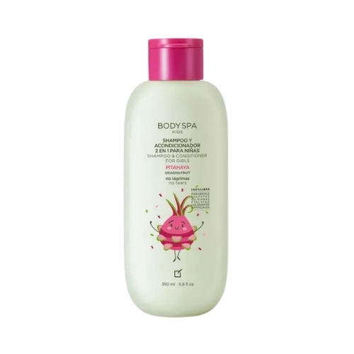 BODY SPA SHAMPOO Y ACONDICIONADOR 2 EN 1 NIÑAS, 350 ML