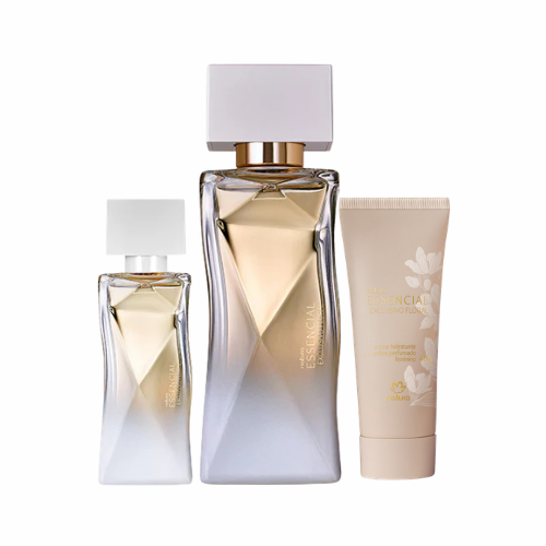 PERFUME ESSENCIAL EXCLUSIVO 50 ML + 25 ML + CREMA DE MANOS 40 G