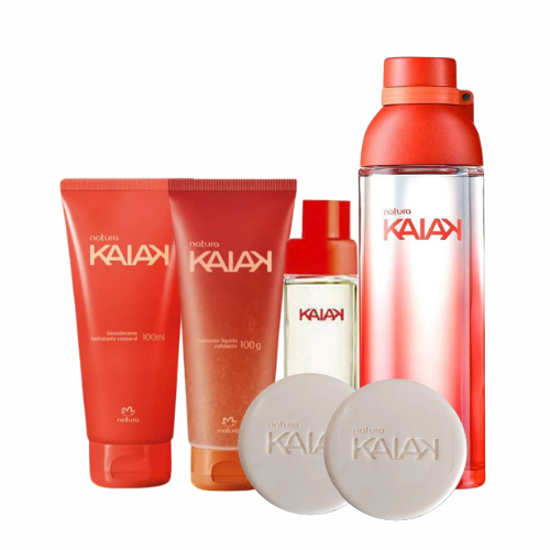 KAIAK 100 ML + 25 ML + DESODORANTE HIDRATANTE 100 ML + SABÓN LÍQUIDO EXFOLIANTE 100 ML