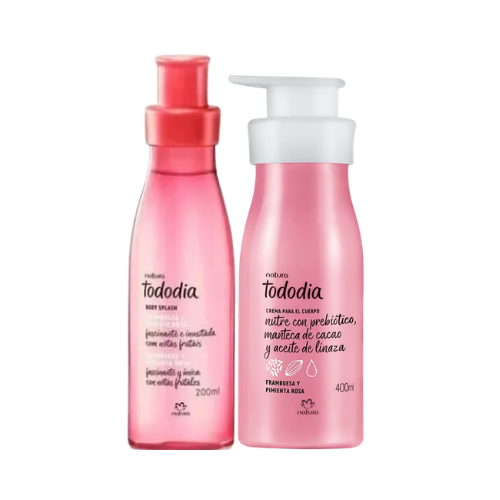 BODY FRAMBUESA Y PIMIENTA ROSA 200 ML + CREMA CORPORAL 400 ML