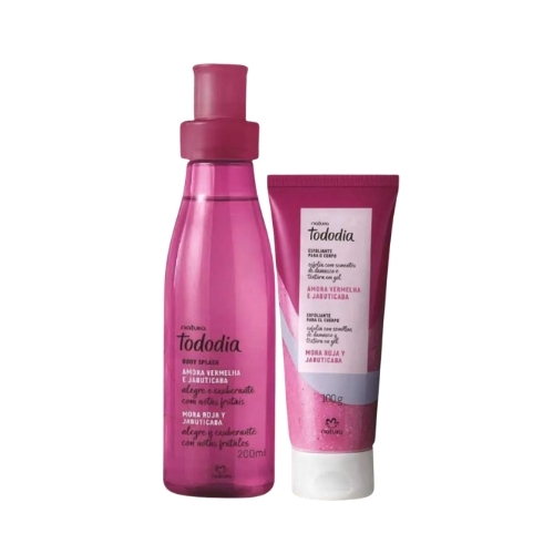 BODY MORA ROJA Y JABUTICABA 200 ML + EXFOLIANTE 100 G