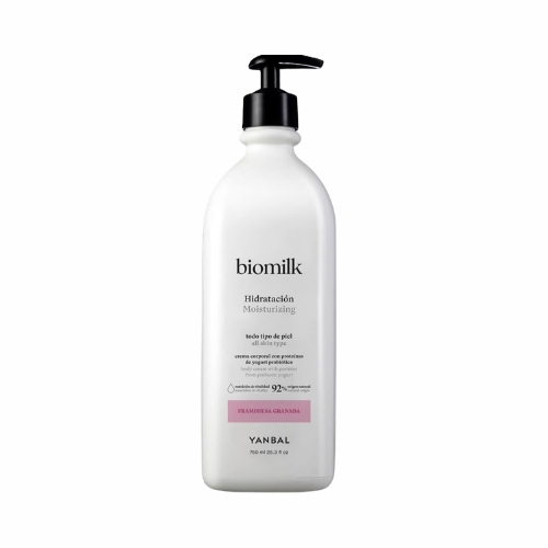 BIOMILK CREMA CORPORAL FRAMBUESA GRANADA, 750 ML
