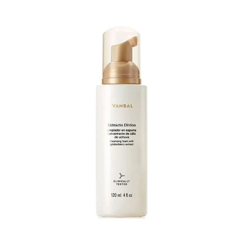 EXTRACTO DIVINO LIMPIADOR EN ESPUMA CON EXTRACTO DE CÁLIZ DE UCHUBA, 120 ML