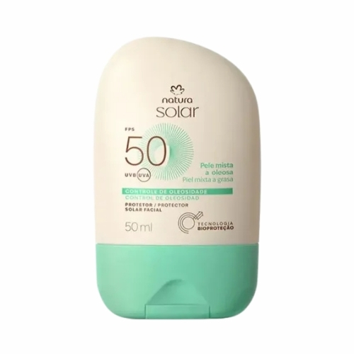 PROTECTOR SOLAR FACIAL 50 FPS PIEL MIXTA A OLEOSA, 50 ML