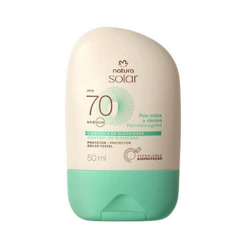 PROTECTOR SOLAR FACIAL 70 FPS PIEL MIXTA A OLEOSA, 50 ML