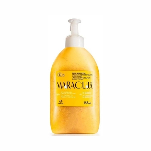 REPUESTO DE JABÓN EXFOLIANTE PARA EL CUERPO MARACUYÁ, 200 ML