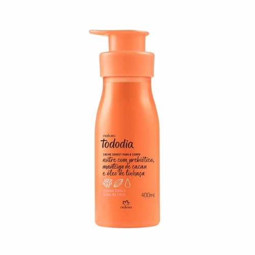 CREMA CORPORAL TODODIA MANGO ROSA Y AGUA DE COCO , 400ML
