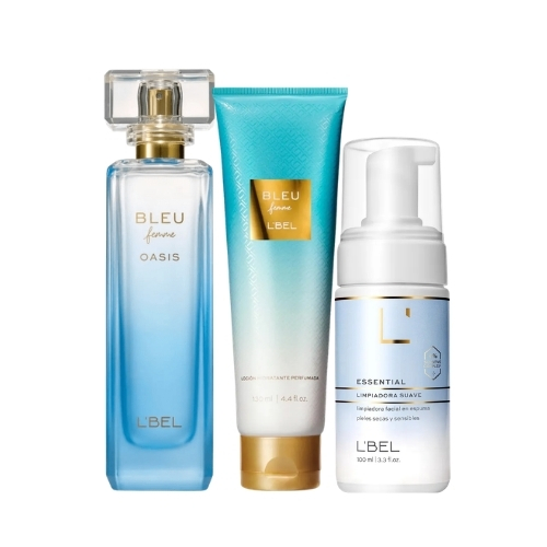 BLEU OASIS + CREMA BLEU 130 ML + LIMPIADOR EN ESPUMA 100ML