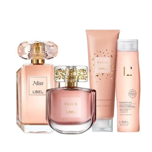 MISS+ FLEUR + CREMA 130 ML + AGUA MICELAR 180ML