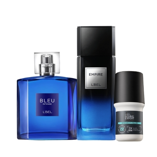 BLEU 100ML + EMPIRE 100ML + ROLL-ON 72 HORAS