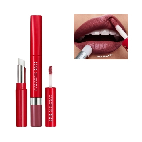 LABIAL COLORFIX LÍQUIDO DUO TATTO ROSA ENSUEÑO