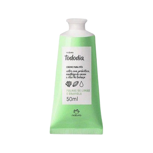 CREMA PARA PIES TODODIA HOJAS DE LIMÓN Y GUANÁBANA,50 ML