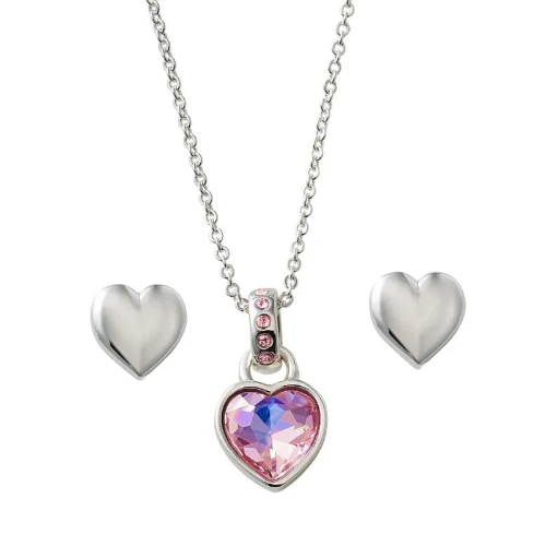 SET COLLAR + ARETES PINKY PROMISE